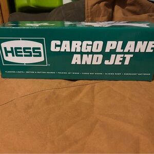 Hess Cargo Plane and Jet Toy - Green and White